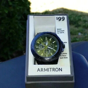 Matte Black Armitron Men's Watch